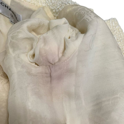 Chanel Jacket Size 36 S Women - P60351 Ivory Long Sleeve /double /pearl Button