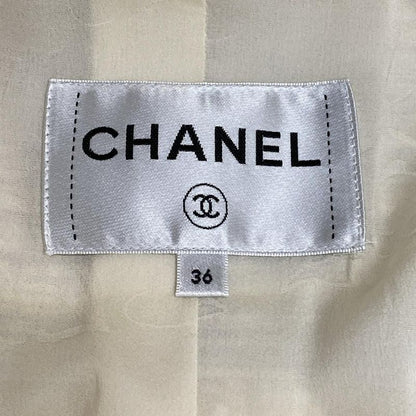 Chanel Jacket Size 36 S Women - P60351 Ivory Long Sleeve /double /pearl Button