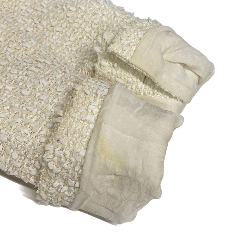 Chanel Jacket Size 36 S Women - P60351 Ivory Long Sleeve /double /pearl Button