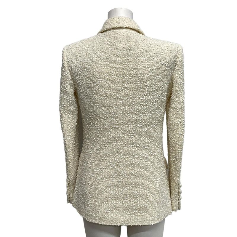 Chanel Jacket Size 36 S Women - P60351 Ivory Long Sleeve /double /pearl Button