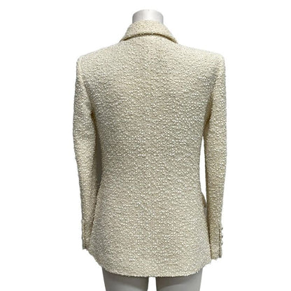 Chanel Jacket Size 36 S Women - P60351 Ivory Long Sleeve /double /pearl Button