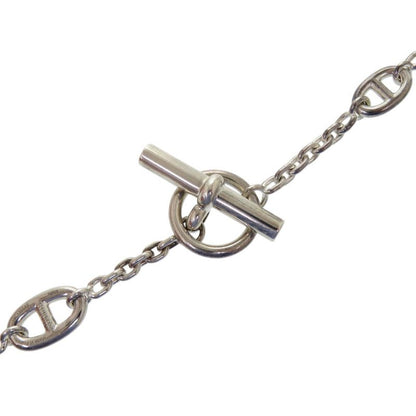 Hermes Chaine D'ancre 925 Silver Necklace 1411 Hermes