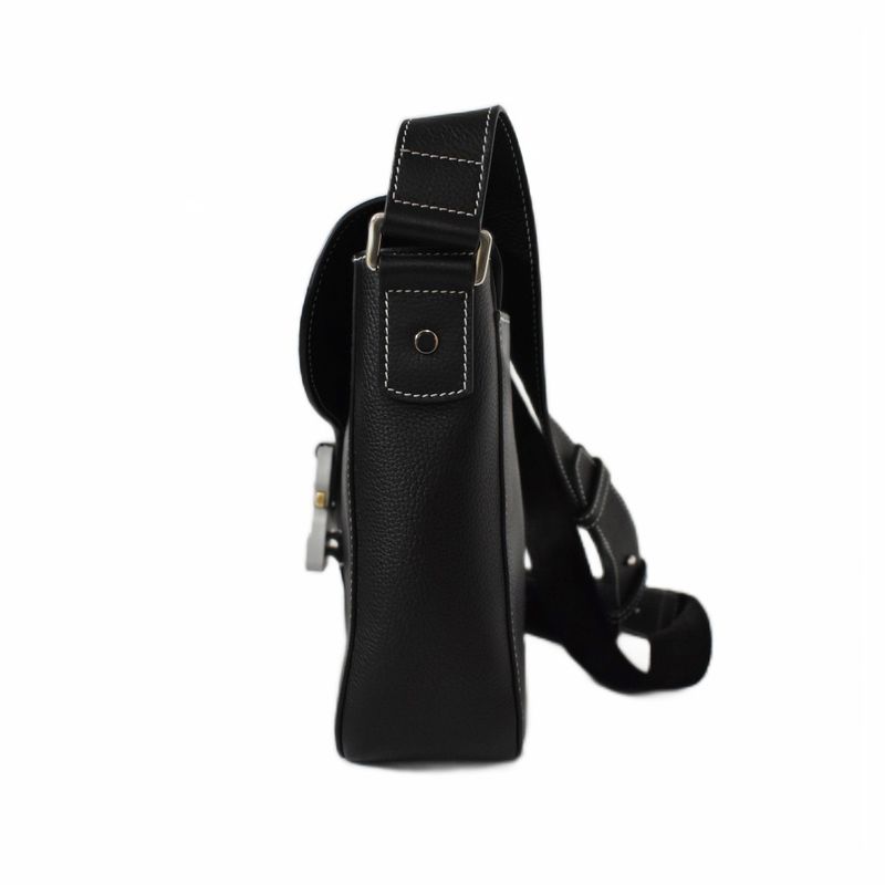 Dior Saddle Messenger Bag With Flap Small Black AA