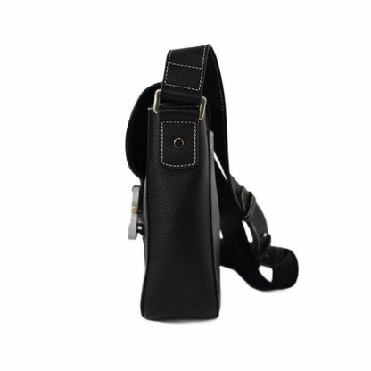 Dior Saddle Messenger Bag With Flap Small Black AA