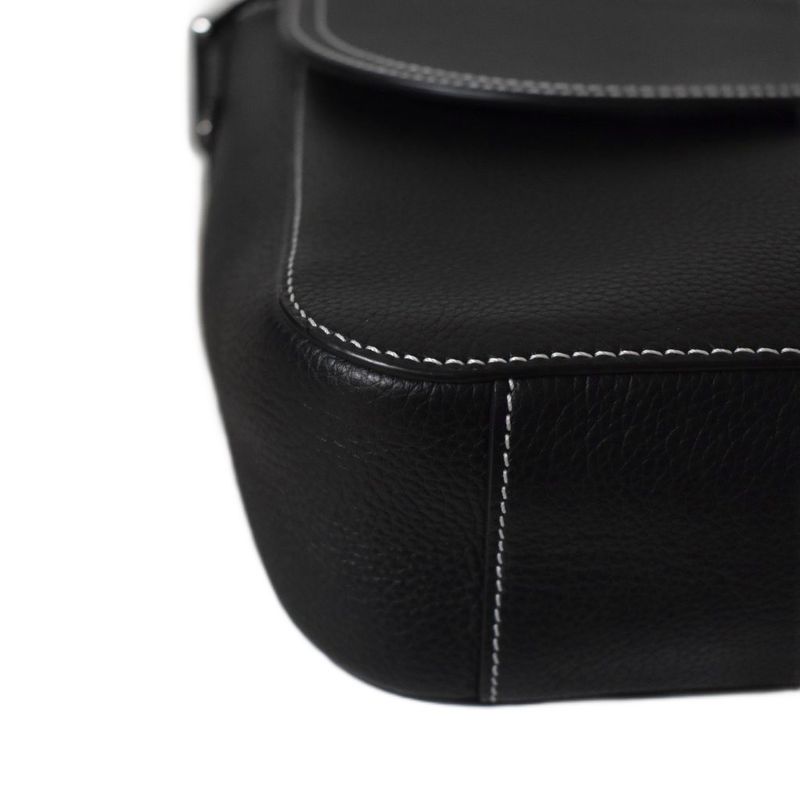 Dior Saddle Messenger Bag With Flap Small Black AA