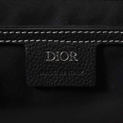 Dior Saddle Messenger Bag With Flap Small Black AA
