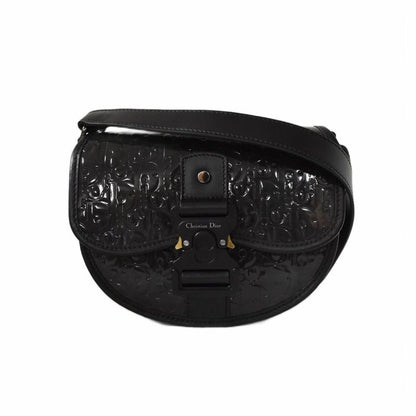 Dior Gallop Mini Shoulder Bag Embossed Black AA