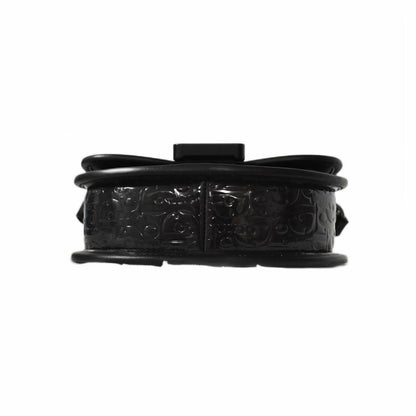 Dior Gallop Mini Shoulder Bag Embossed Black AA