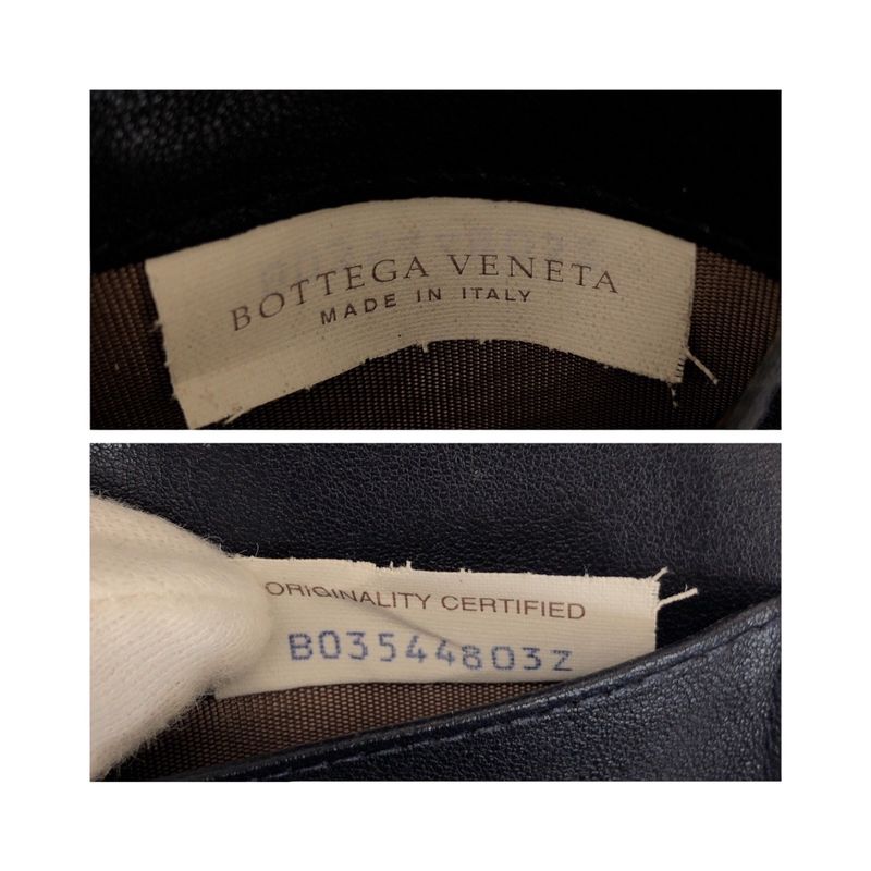 Bottega Veneta Bottega Veneta Intrecciato Leather Card Case Pass Case Men's