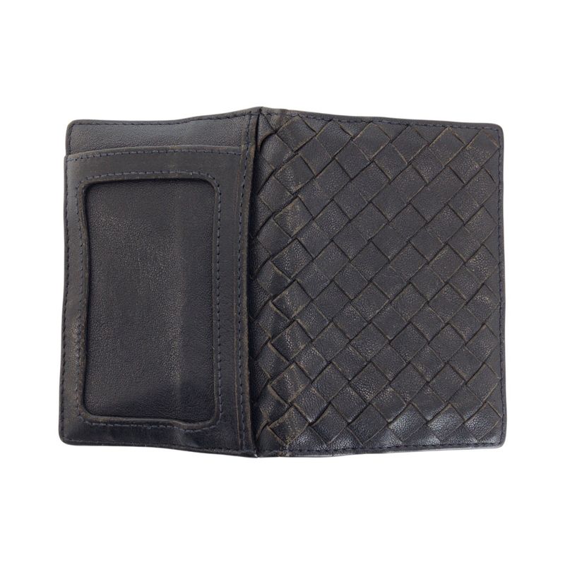 Bottega Veneta Bottega Veneta Intrecciato Leather Card Case Pass Case Men's