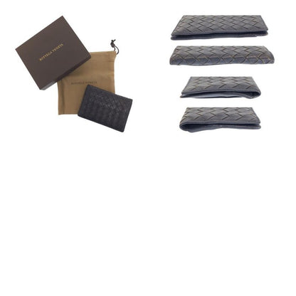 Bottega Veneta Bottega Veneta Intrecciato Leather Card Case Pass Case Men's