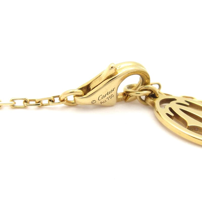 Cartier Necklace Diamants Légides Necklace Lm/damour Large B7215500 18K Yellow