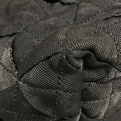 Bottega Veneta Intrecciato Webbing Tote Bag Black Quilted