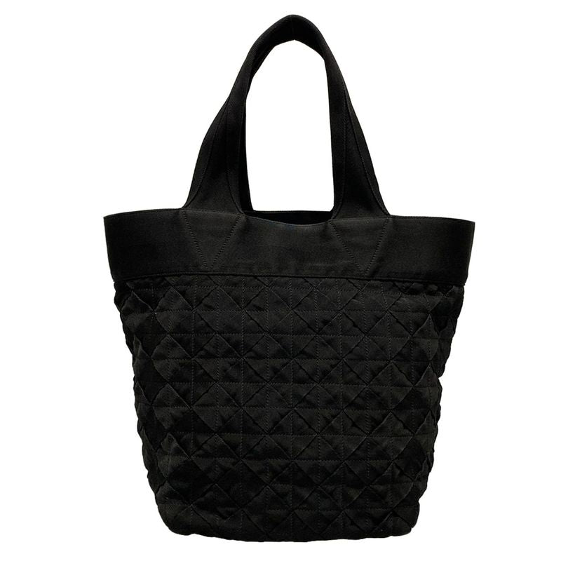 Bottega Veneta Intrecciato Webbing Tote Bag Black Quilted