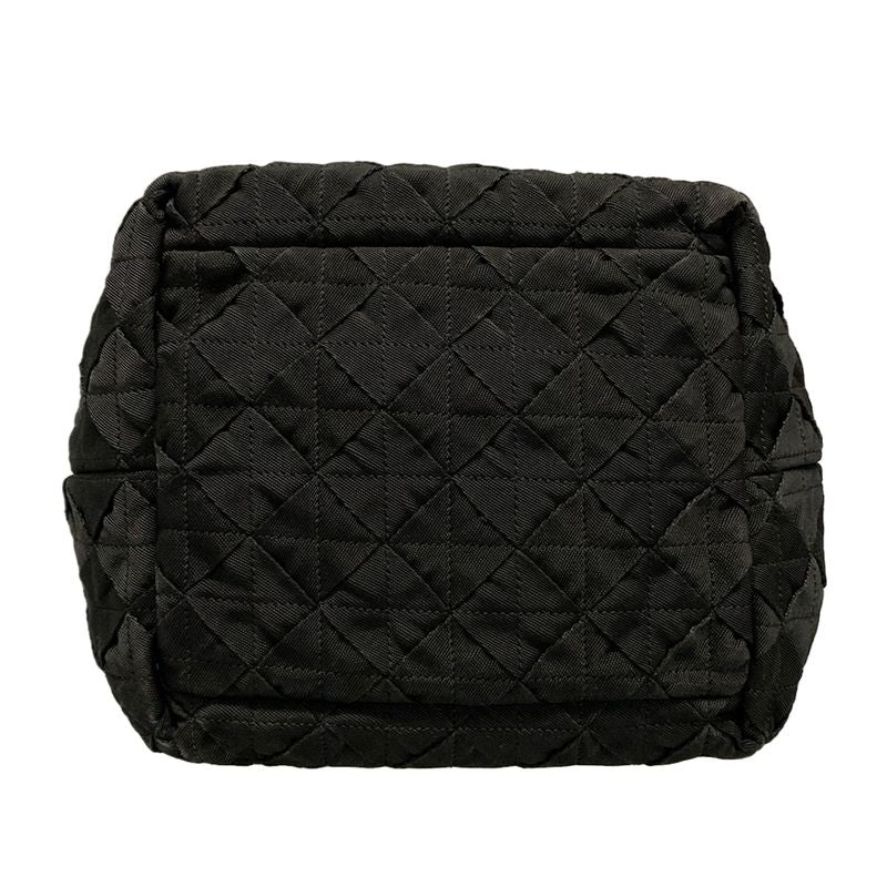 Bottega Veneta Intrecciato Webbing Tote Bag Black Quilted