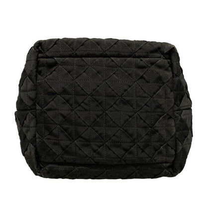 Bottega Veneta Intrecciato Webbing Tote Bag Black Quilted