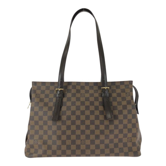 Louis Vuitton Damier Ebène Chelsea Brown Gold Hardware Pvc/leather N51119 Tote