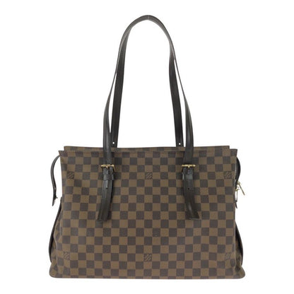 Louis Vuitton Damier Ebène Chelsea Brown Gold Hardware Pvc/leather N51119 Tote