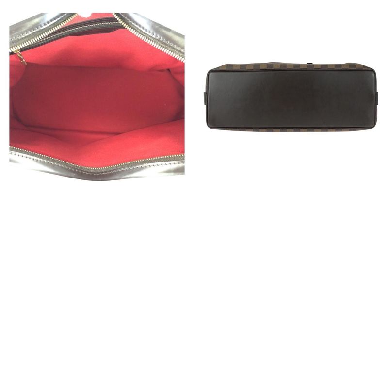 Louis Vuitton Damier Ebène Chelsea Brown Gold Hardware Pvc/leather N51119 Tote