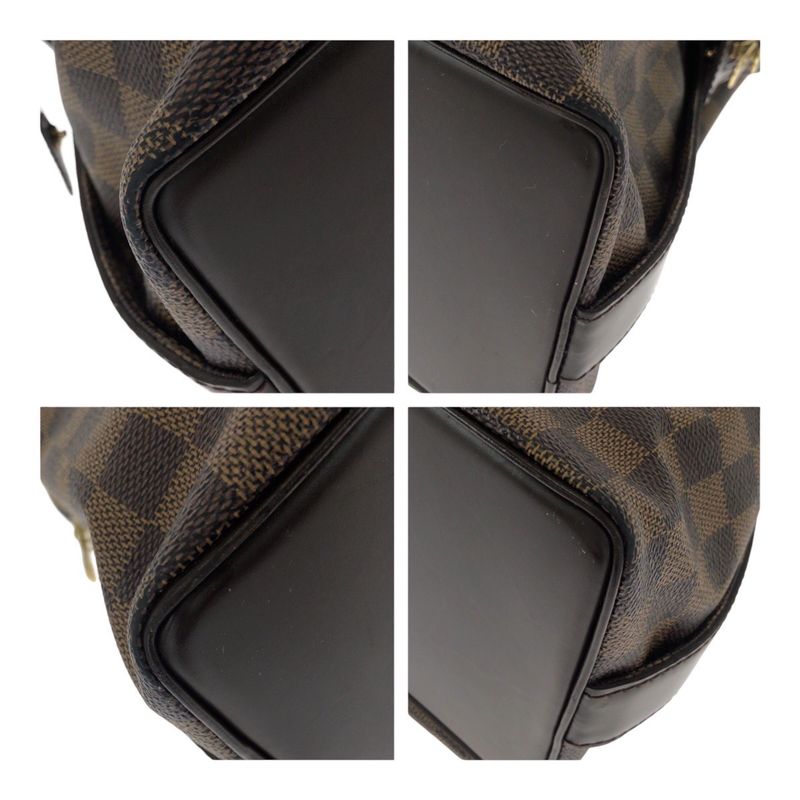 Louis Vuitton Damier Ebène Chelsea Brown Gold Hardware Pvc/leather N51119 Tote