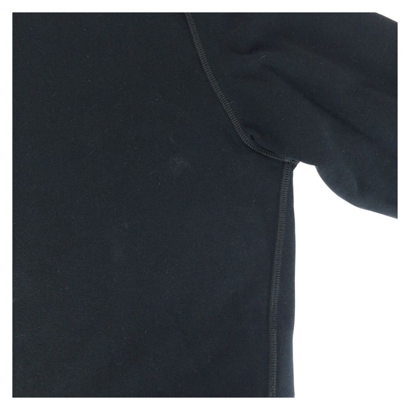 Prada Triangle Logo Plate Size M Black Cotton ACU1 2023 121 Sweatshirt Men