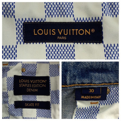 Louis Vuitton Size 30 Blue Denim Pants For Men 505344