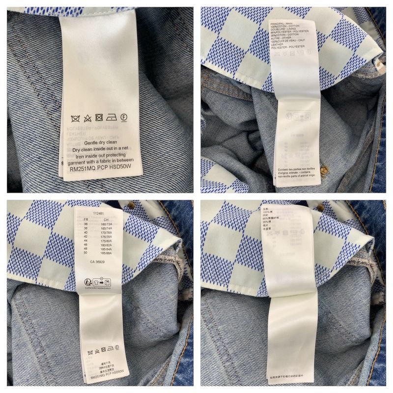 Louis Vuitton Size 30 Blue Denim Pants For Men 505344