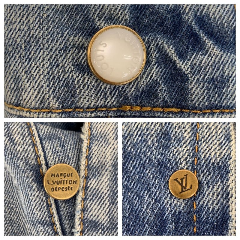 Louis Vuitton Size 30 Blue Denim Pants For Men 505344