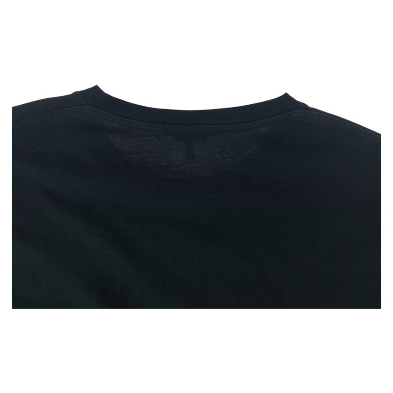 Loewe Anagram Size M Black Blue Cotton Short Sleeve T-shirt Crew Neck Men 505351