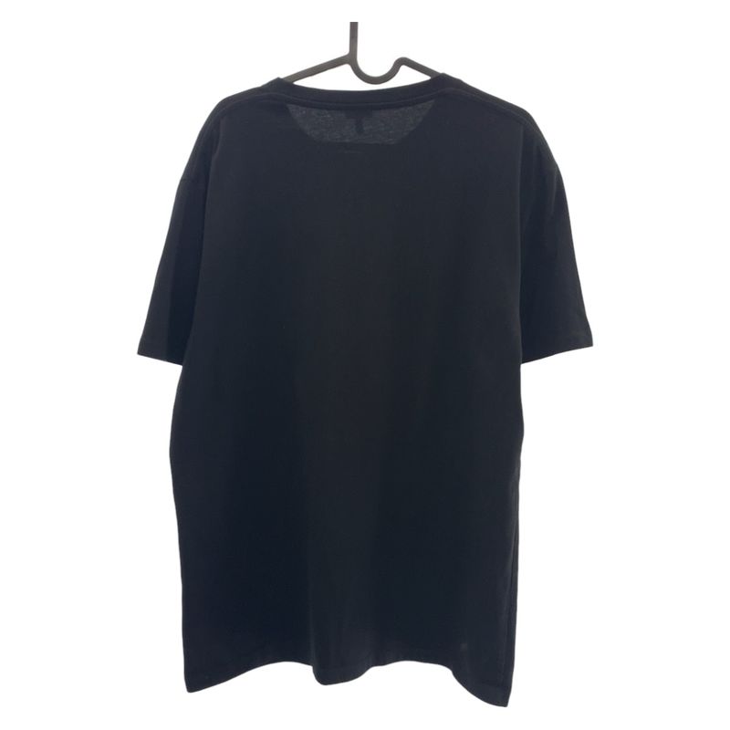 Loewe Anagram Size M Black Blue Cotton Short Sleeve T-shirt Crew Neck Men 505351