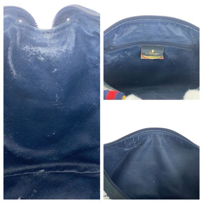 Gucci Vintage Sherry Line GG Supreme Canvas Handbag Boston Bag Shoulder Bag