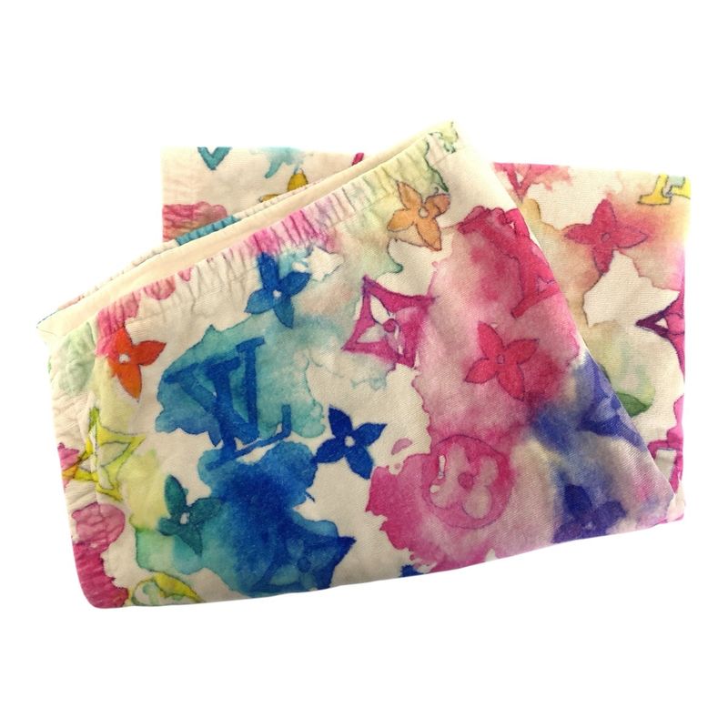 Louis Vuitton Monogram Water Color Multicolor Cotton/acetate Beach Towel 505458