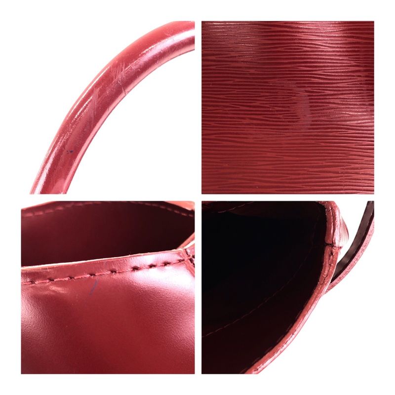 Louis Vuitton Epi Passy PM Red Silver Hardware Leather M5926e Tote Bag Handbag