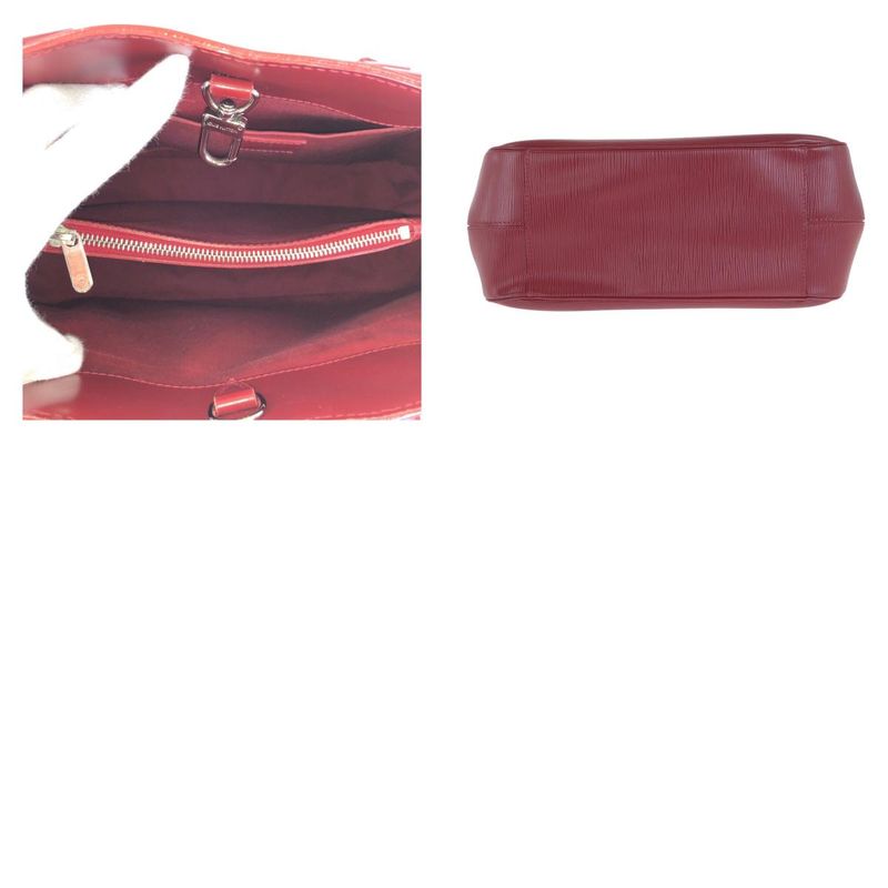 Louis Vuitton Epi Passy PM Red Silver Hardware Leather M5926e Tote Bag Handbag