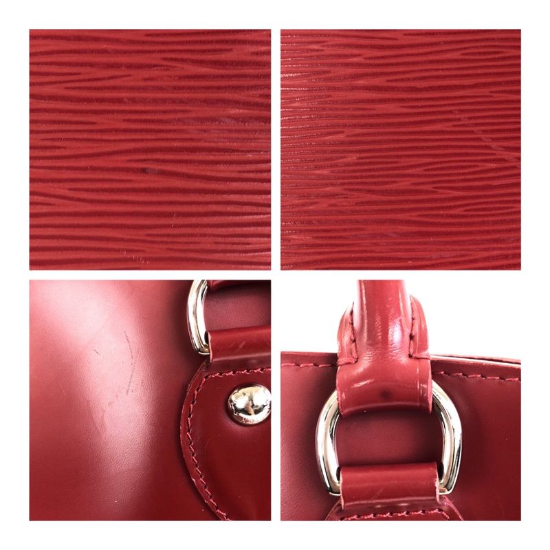 Louis Vuitton Epi Passy PM Red Silver Hardware Leather M5926e Tote Bag Handbag