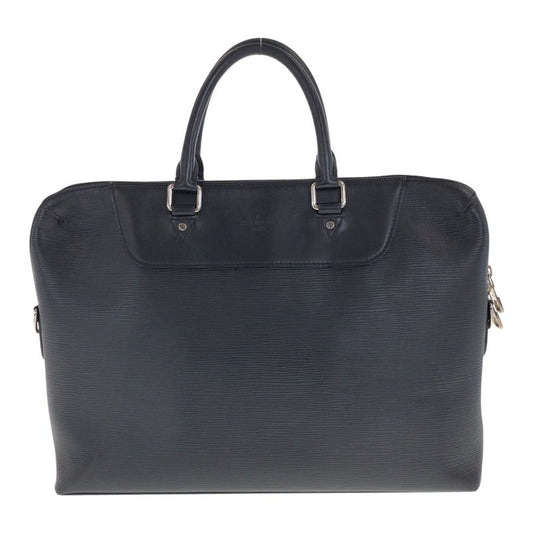 Louis Vuitton Epi Porte Dauphine Jules Black Silver Hardware Leather M50163