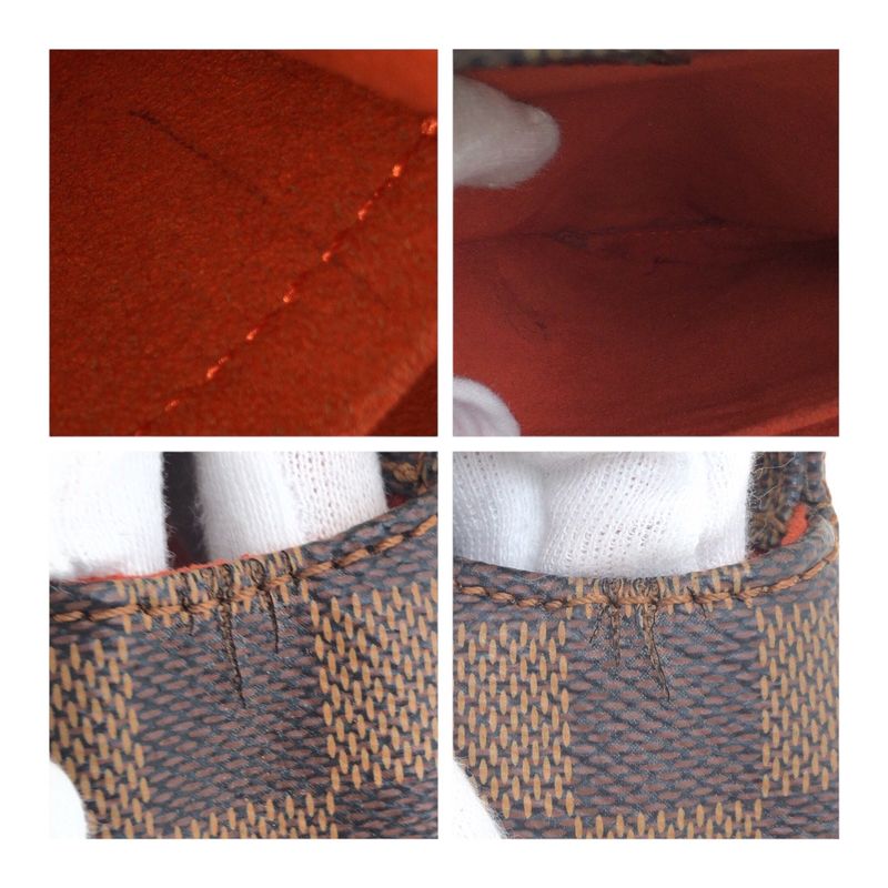 Louis Vuitton Damier Parioli PM Brown Gold Hardware Pvc/leather N51123 Tote Bag