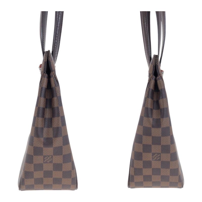 Louis Vuitton Damier Parioli PM Brown Gold Hardware Pvc/leather N51123 Tote Bag