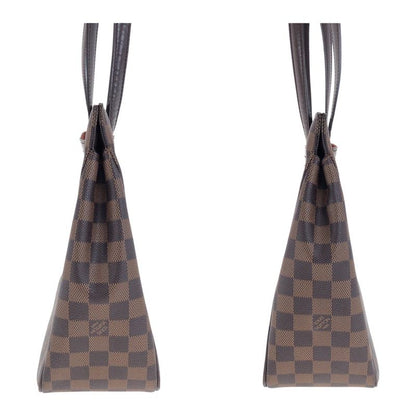 Louis Vuitton Damier Parioli PM Brown Gold Hardware Pvc/leather N51123 Tote Bag