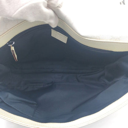 Gucci Sherry Line White Leather 145844 Shoulder Bag Messenger Bag Unisex 505588