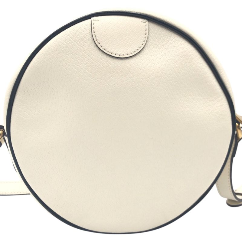 Gucci Adidas Collaboration Marmont White Black Leather G038041801 Shoulder Bag