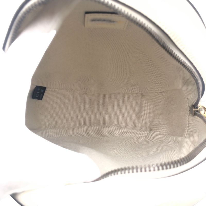 Gucci Adidas Collaboration Marmont White Black Leather G038041801 Shoulder Bag