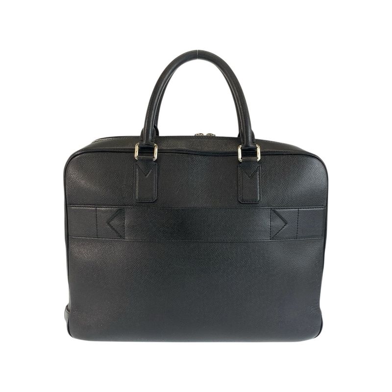 Louis Vuitton Taiga Neo Igor Black Silver Hardware Leather M32782 Business Bag