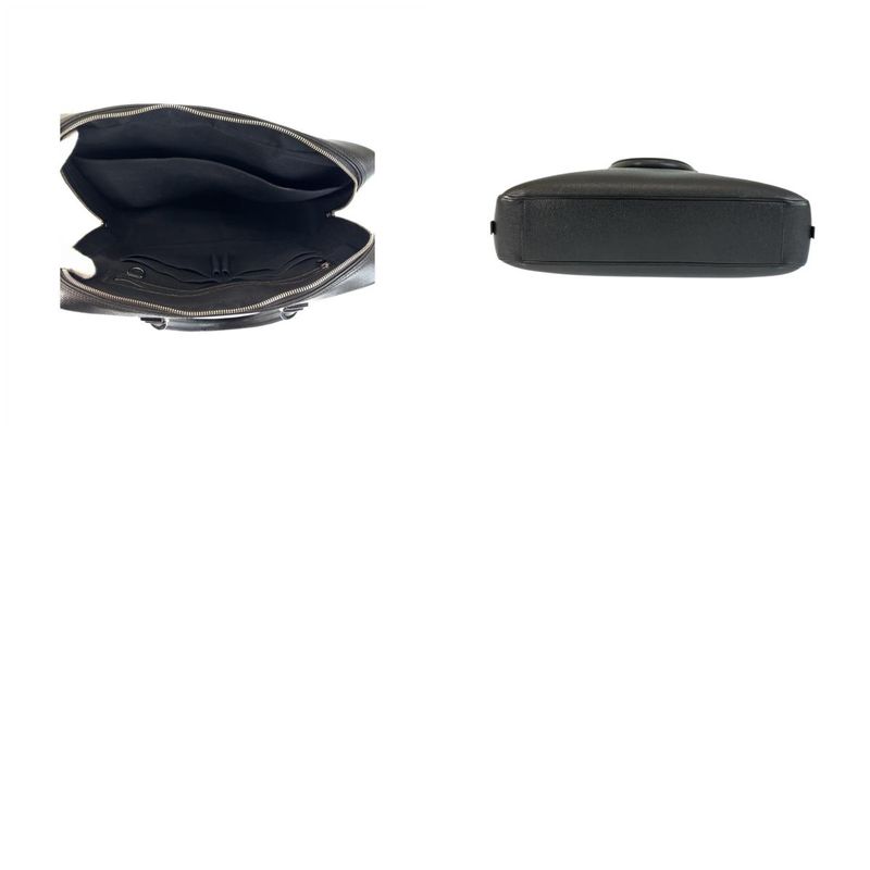 Louis Vuitton Taiga Neo Igor Black Silver Hardware Leather M32782 Business Bag