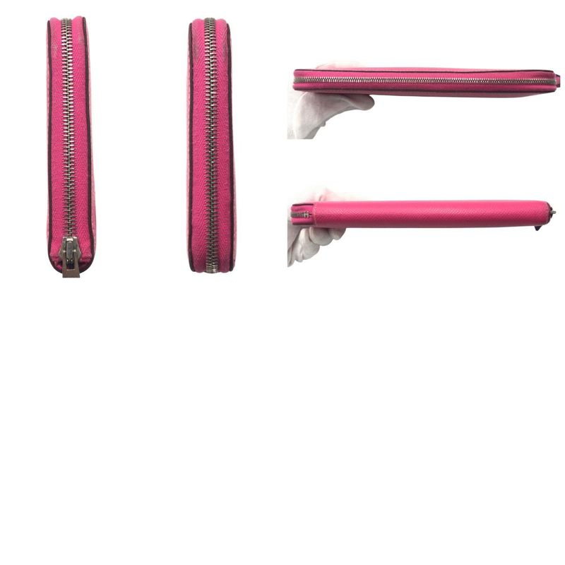 Hermes Azap Long Silk Inn Pink Rose Tillian Silver Hardware Vaux Epson Long