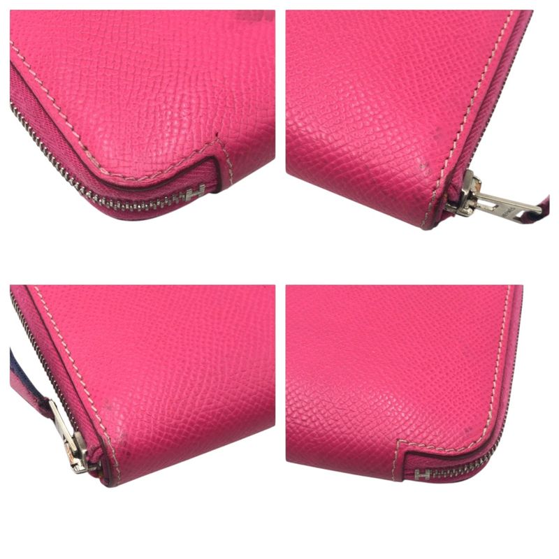 Hermes Azap Long Silk Inn Pink Rose Tillian Silver Hardware Vaux Epson Long