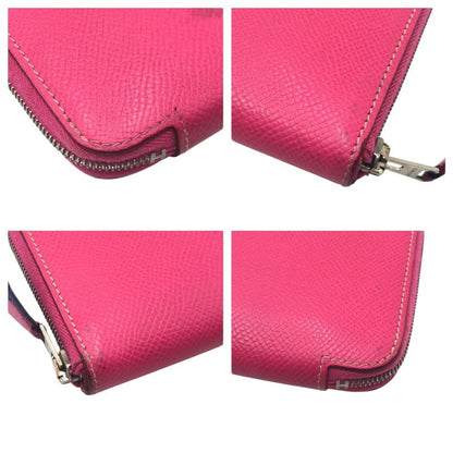 Hermes Azap Long Silk Inn Pink Rose Tillian Silver Hardware Vaux Epson Long