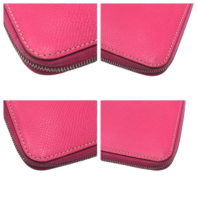 Hermes Azap Long Silk Inn Pink Rose Tillian Silver Hardware Vaux Epson Long