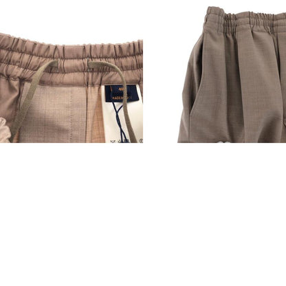Louis Vuitton Size 48 Beige Wool Drawstring Ring Pants Men's 505663