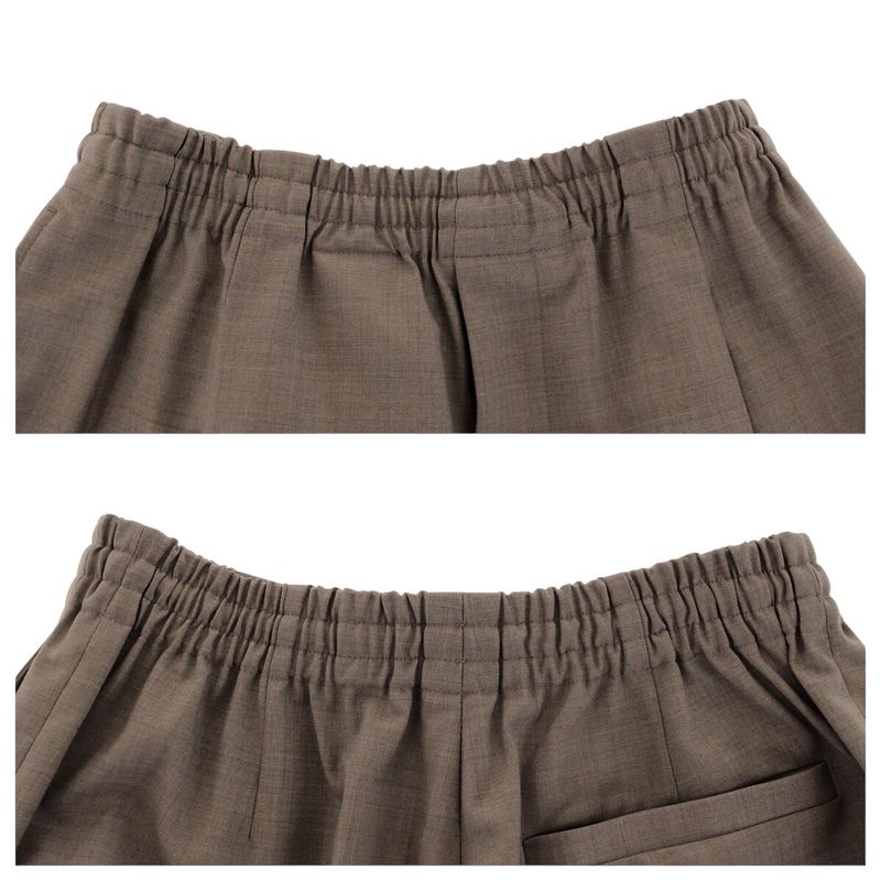 Louis Vuitton Size 48 Beige Wool Drawstring Ring Pants Men's 505663